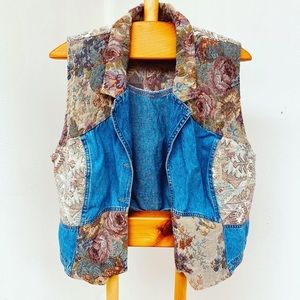 SOLD Vintage Embroidered Vest